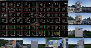 rumah 10x10,5 meter (3 lantai)