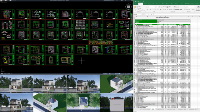 rumah 10x12 m (2 lantai)