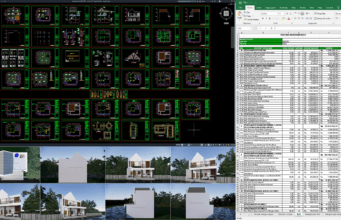 rumah 10x12 meter (2 lantai)