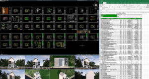 rumah 10x6,5 meter (2 lantai)