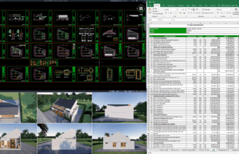 rumah 12x7 meter (1 lantai)