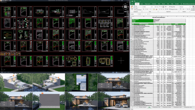 rumah 13x20 meter (1,5 lantai) rumah 13x20 meter (1,5 lantai)