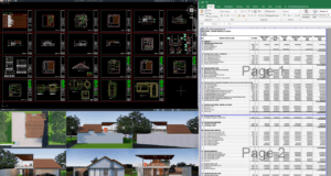 rumah 14x14 meter (1 lantai)