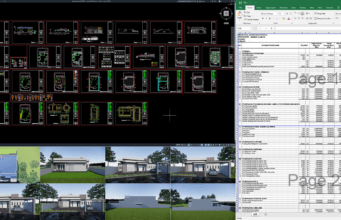 rumah 14x25 meter (1 lantai)