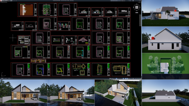 rumah 14x30 meter (1 lantai) rumah 14x30 meter (1 lantai)