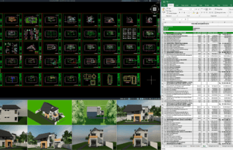 rumah 15x7 meter (2 lantai)