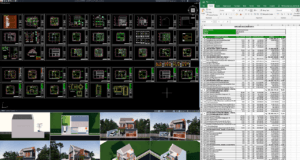 rumah 17x10 meter (2 lantai)