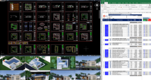 rumah 18,5x17,5 meter (1 lantai)