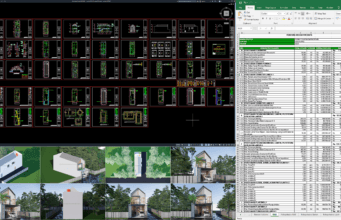 rumah 5,8x20 meter (2 lantai)