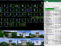 rumah 6,5x12 meter (2 lantai)