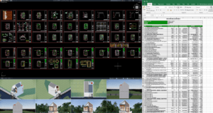 rumah 6x10 meter (2 lantai)