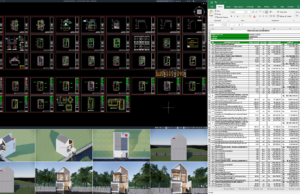 rumah 6x10 meter (2 lantai)