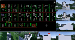 rumah 6x13 m (2 lantai)