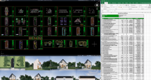 rumah 6x20 meter (1 lantai)