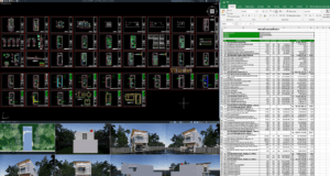 rumah 7,5x20 meter (2 lantai)