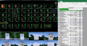 rumah 7x10 m (2 lantai)