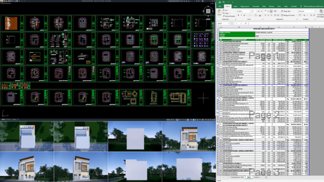 rumah 7x10 m (2 lantai)