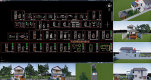 rumah 7x10 meter (2 lantai)