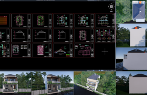 rumah 7x12 meter (2 lantai)