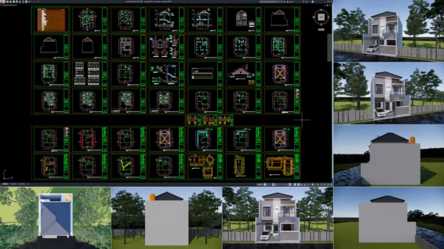 rumah 8x12 m (2 lantai) rumah 8x12 m (2 lantai)