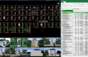 rumah 8x17 meter (2 lantai)