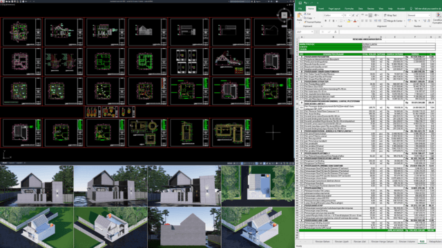 rumah 9x10 meter (1 lantai)