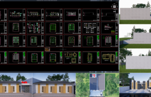 rumah kost 12x18 meter (1 lantai)
