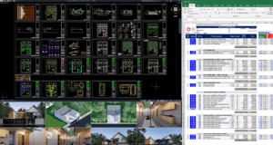 rumah kost 14x20 meter (1 lantai)