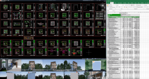 rumah kost 9x10 meter (3 lantai)