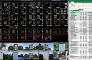 rumah kost 9x10 meter (3 lantai)