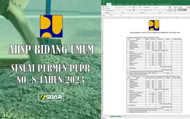 AHSP Permen PU No.8 Tahun 2023