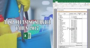 ahsp cleaning service tahun 2017