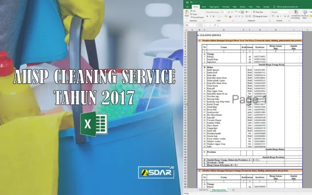 ahsp cleaning service tahun 2017
