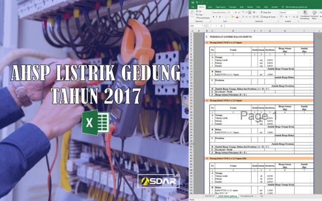 ahsp listrik gedung tahun 2017 ahsp listrik gedung tahun 2017