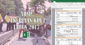 ahsp pekerjaan kput tahun 2017