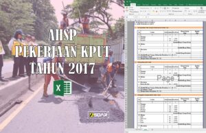 Download AHSP KPUT Tahun 2017 Format Excel ahsp pekerjaan kput tahun 2017