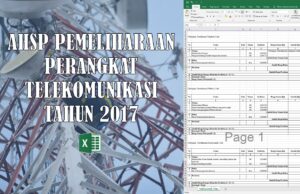 Download AHSP Pemeliharaan Perangkat Telekomunikasi Tahun 2017 Format Excel ahsp pemeliharaan perangkat telekomunikasi tahun 2017