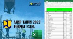 ahsp tahun 2022 format excel