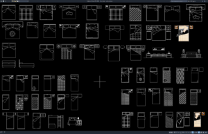 Download Block Bed DWG AutoCAD block bed