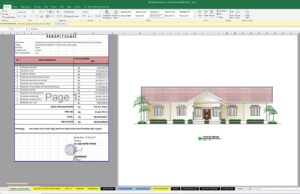 gambar dan rab aparatur gampong