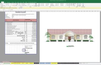 gambar dan rab aparatur gampong