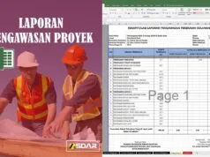 laporan pengawasan proyek format excel