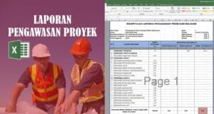 laporan pengawasan proyek format excel