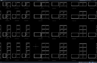 Download Block Loker DWG AutoCAD loker