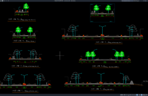 Download Gambar Penampang Jalan DWG AutoCAD penampang jalan