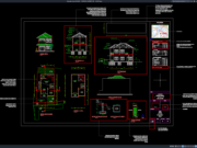 Download Contoh Standar Gambar Rumah IMB Format DWG AutoCAD standar gambar rumah untuk imb