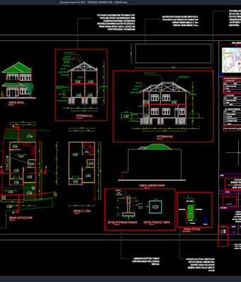 standar gambar rumah untuk imb