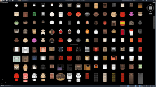 block kursi berlengan