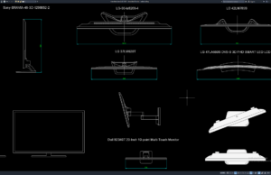 Download Block LED & LCD TV DWG AutoCAD block led & lcd tv
