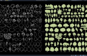 Download Block Pohon DWG AutoCAD block pohon